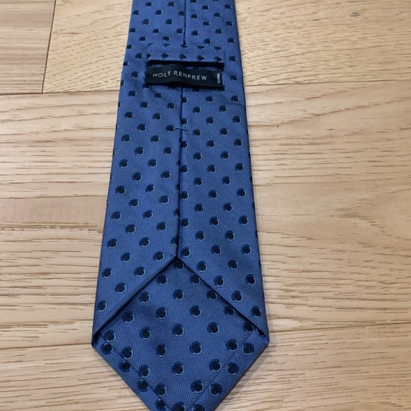 90s Vintage Holt Renfrew 100% Silk Tie - Picture 3 of 5